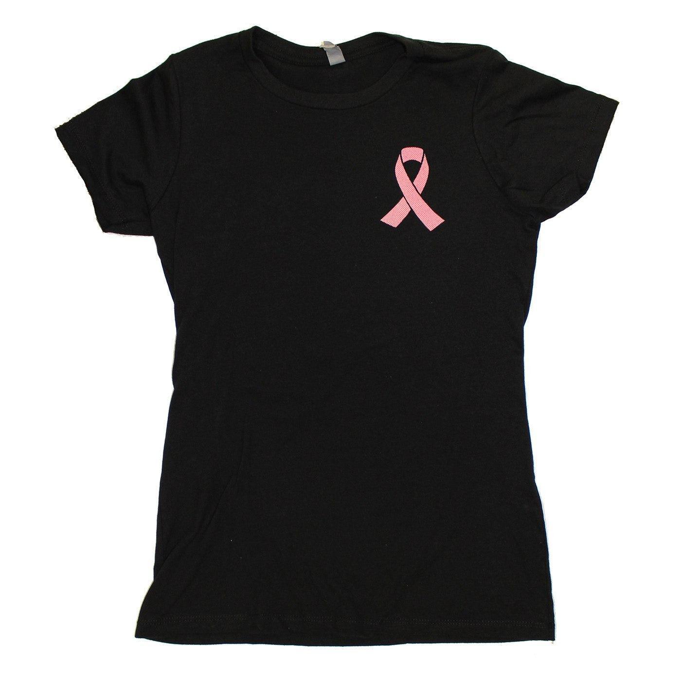 Fight The Fight, Find The Cure (Black) / Ladies Shirt - Route One Apparel