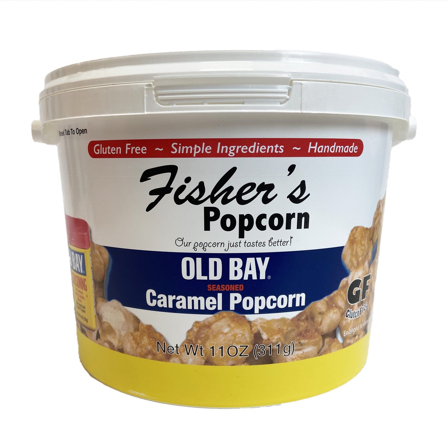 Old Bay Seasoned Caramel (11 oz Tub) / Popcorn - Route One Apparel