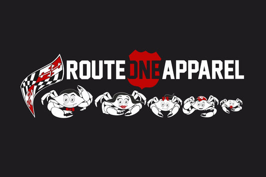 Crab Happy Family / Sticker Set - Route One Apparel