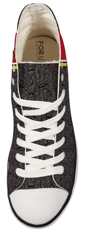 UMD "M" Logo and Turtle Shell Hightop / Shoes - Route One Apparel