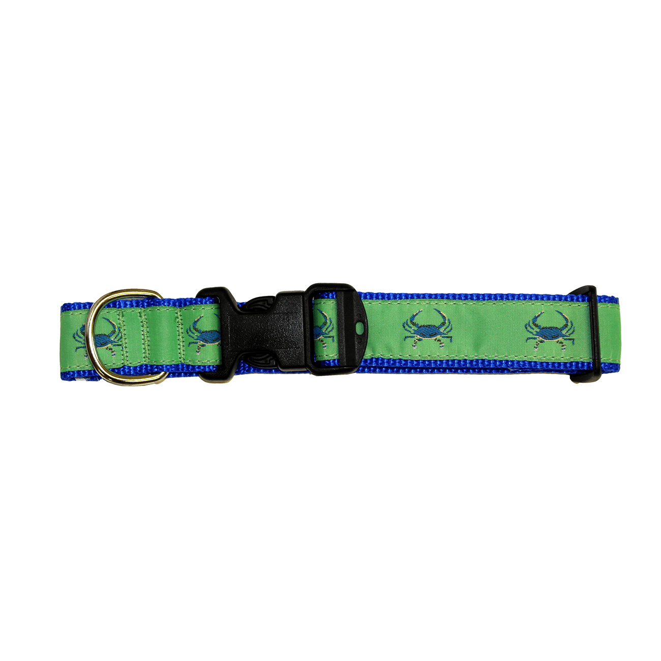 Lime & Blue Crab / Dog Collar - Route One Apparel