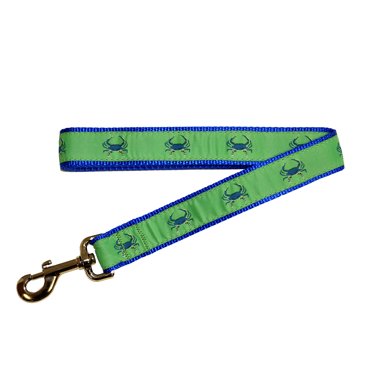 Lime & Blue Crab / Dog Leash - Route One Apparel