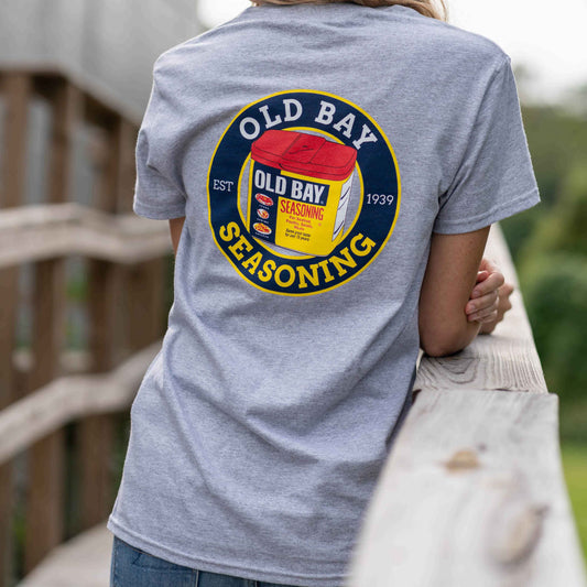 Classic Circle Old Bay Seasoning (Sport Grey) / Shirt - Route One Apparel