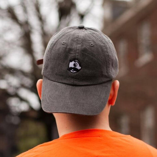 Natty Boh Logo (Washed Charcoal) / Baseball Hat - Route One Apparel