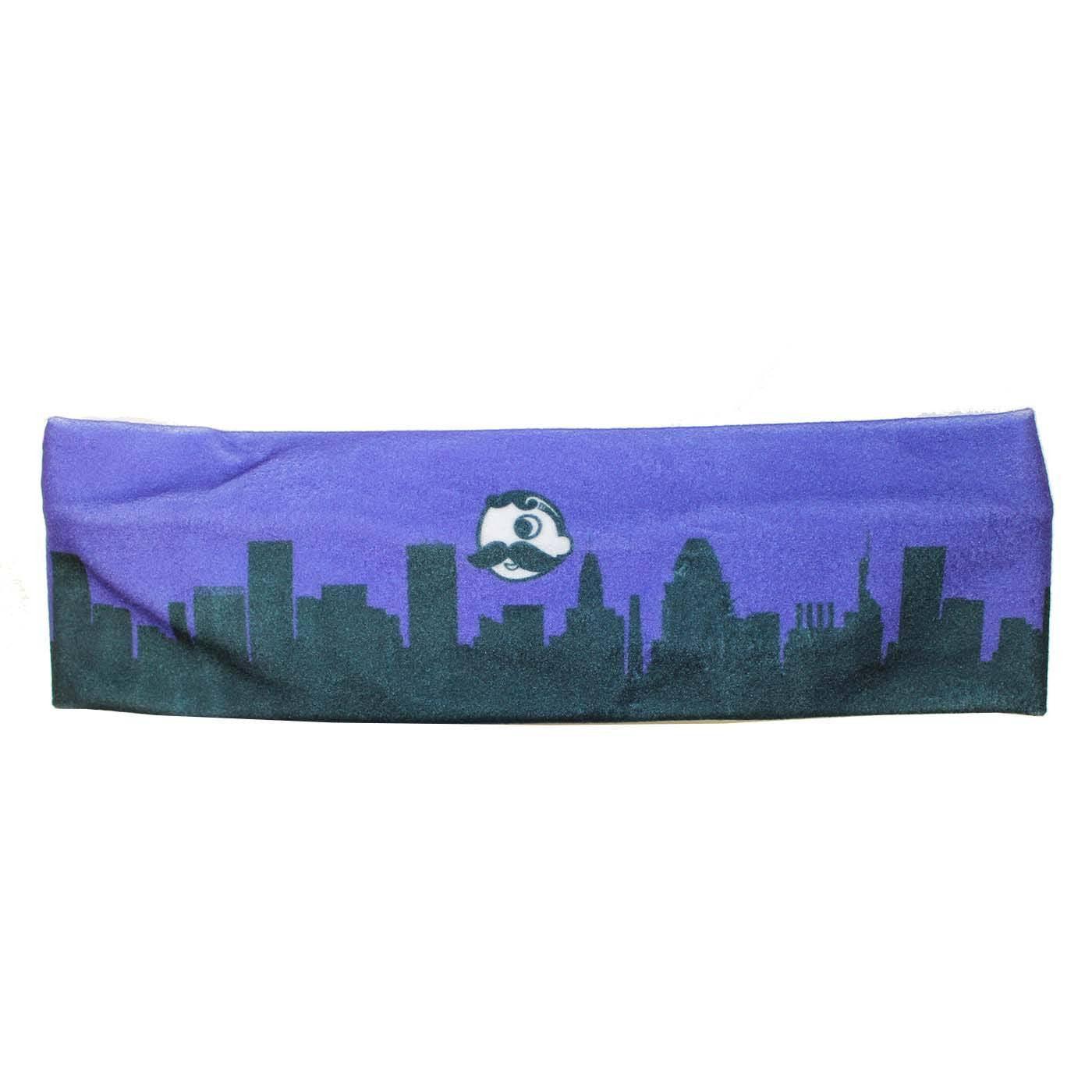 Natty Boh Skyline (Purple) / Headband - Route One Apparel
