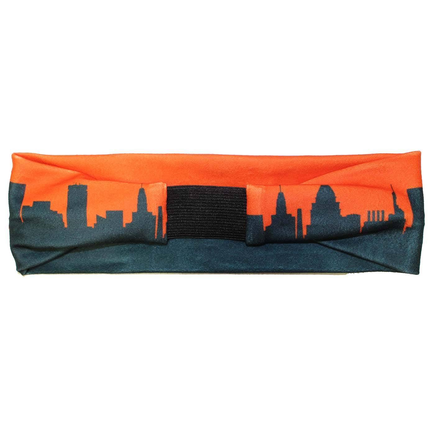 Natty Boh Skyline (Orange) / Headband - Route One Apparel