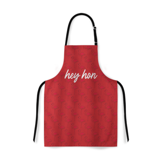 Hey Hon (Red)  / Apron - Route One Apparel