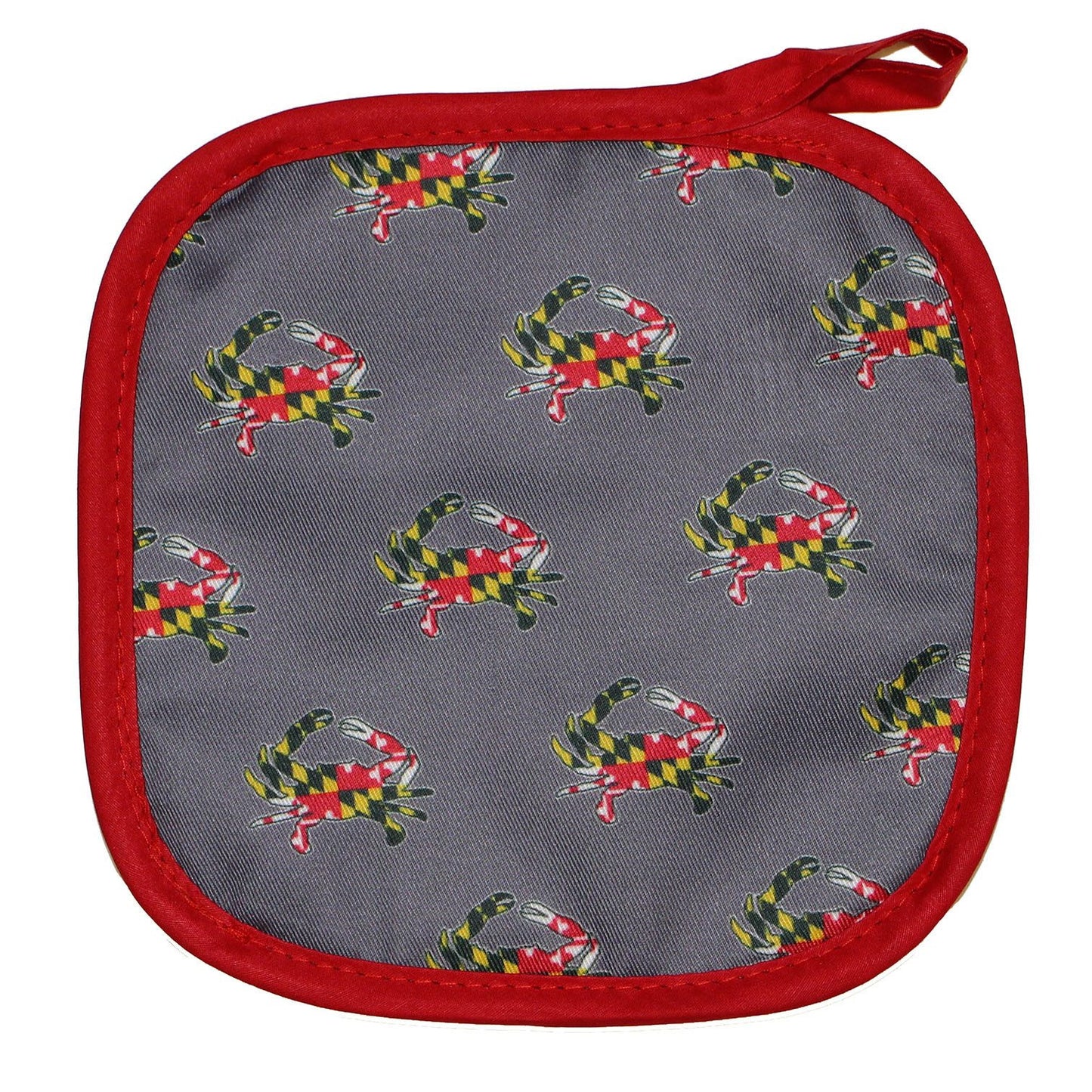 Maryland Flag Crab (Grey) / Pot Holder - Route One Apparel