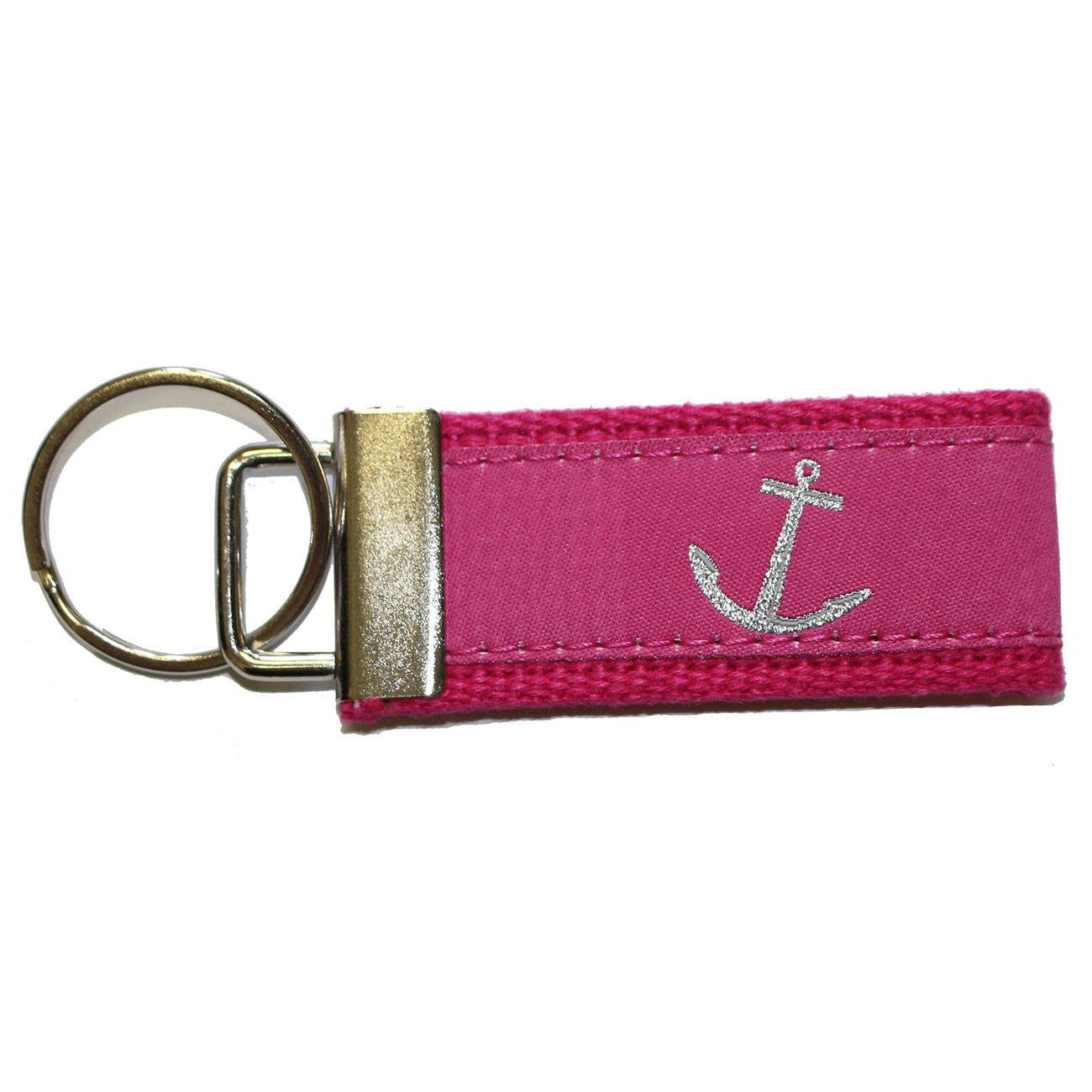 Pink Nautical Anchor / Key Chain - Route One Apparel