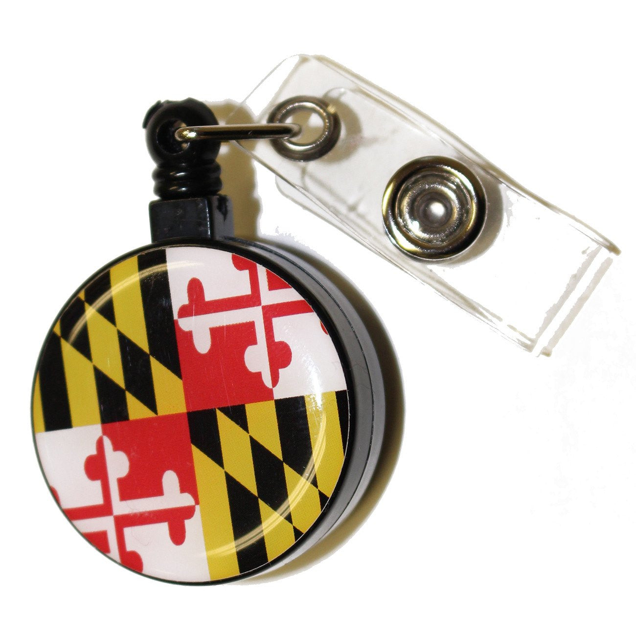 Maryland Flag / Retractable Badge Holder - Route One Apparel