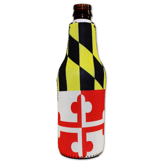 Maryland Flag / Bottle Cooler (With Bottle Opener) - Route One Apparel
