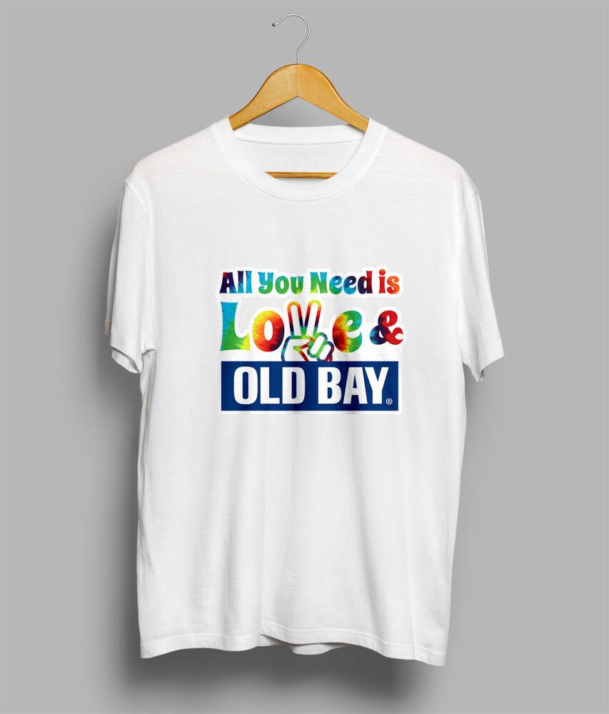 All You Need is Love and Old Bay (White) / Shirt - Route One Apparel