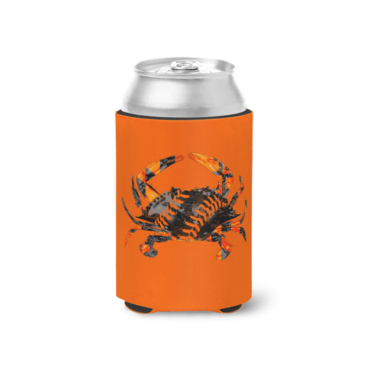 Baseball Crab (Orange) / Can Cooler - Route One Apparel