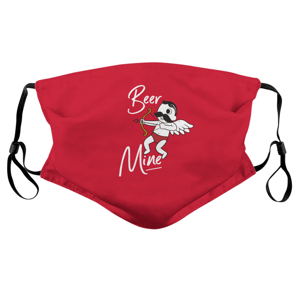Beer Mine - Natty Boh (Red) / Face Mask - Route One Apparel