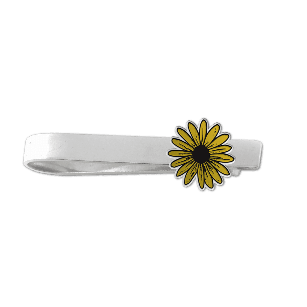 Black Eyed Susan / Enamel Tie Clip - Route One Apparel