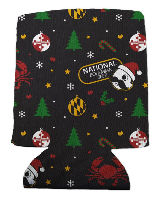 Natty Boh Christmas (Black) / Can Cooler - Route One Apparel