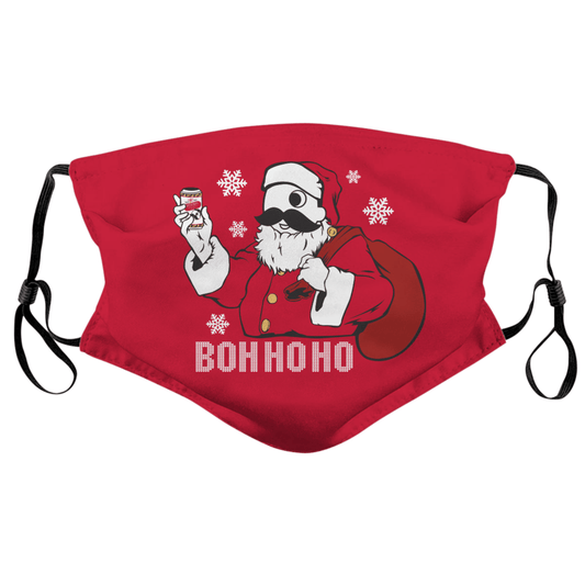 Boh Ho Ho V2.0 (Red) / Face Mask - Route One Apparel