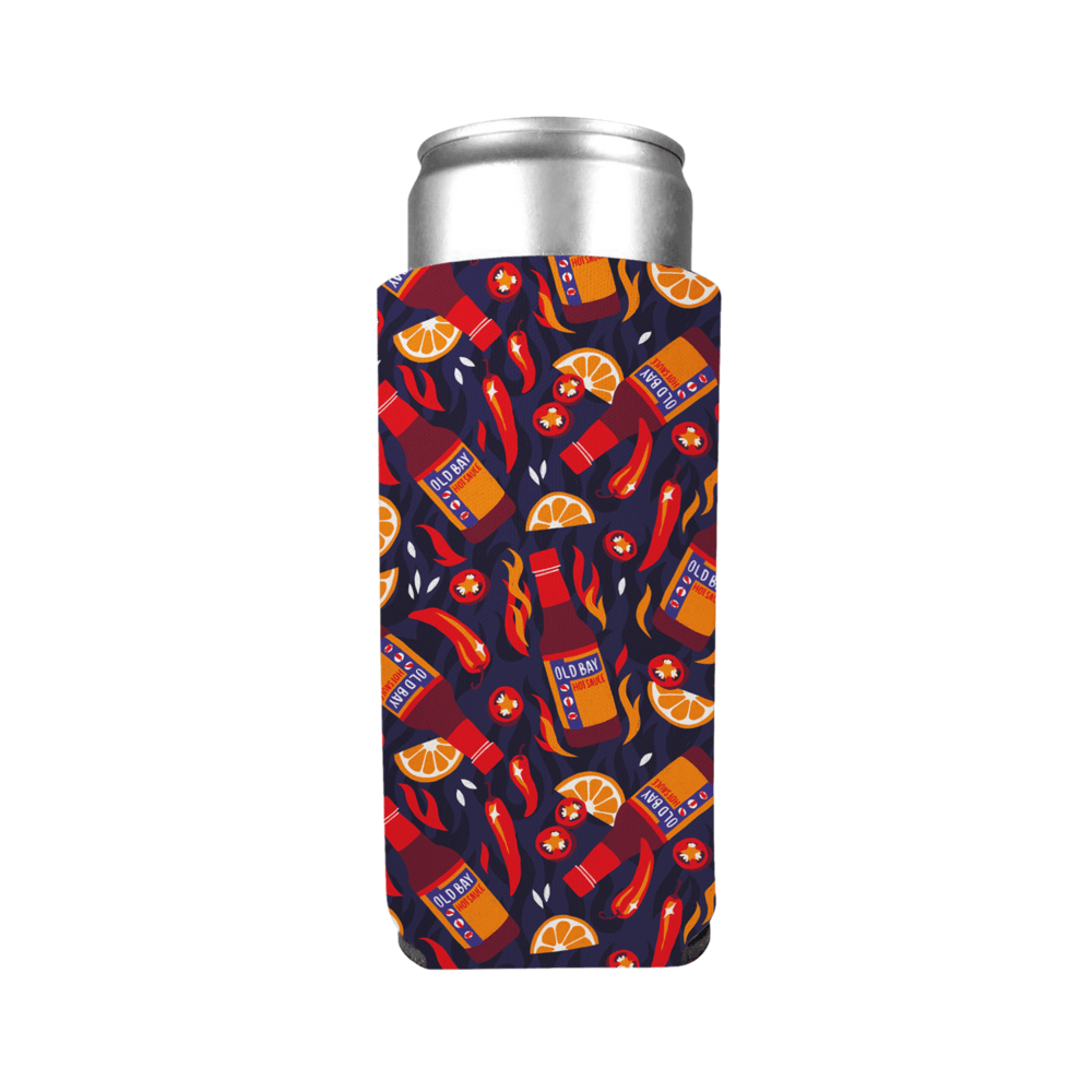 Can't Get Enough Old Bay Hot Sauce / Slim Can Cooler - Route One Apparel
