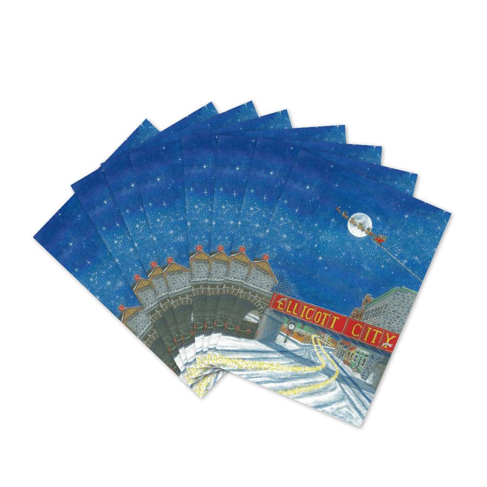 Ellicott City, Believe! / 8-Pack Christmas Cards - Route One Apparel