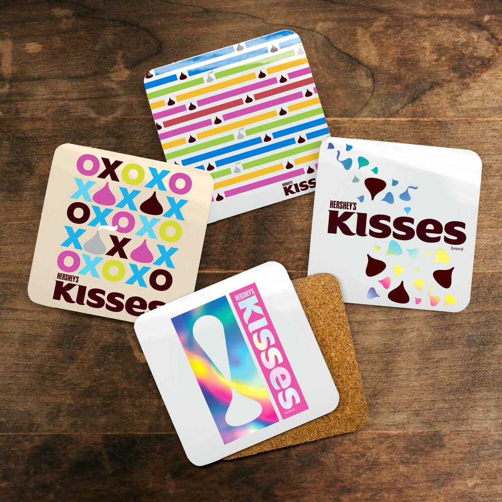 Hershey's Kisses / 4-Piece Cork Coaster Set - Route One Apparel