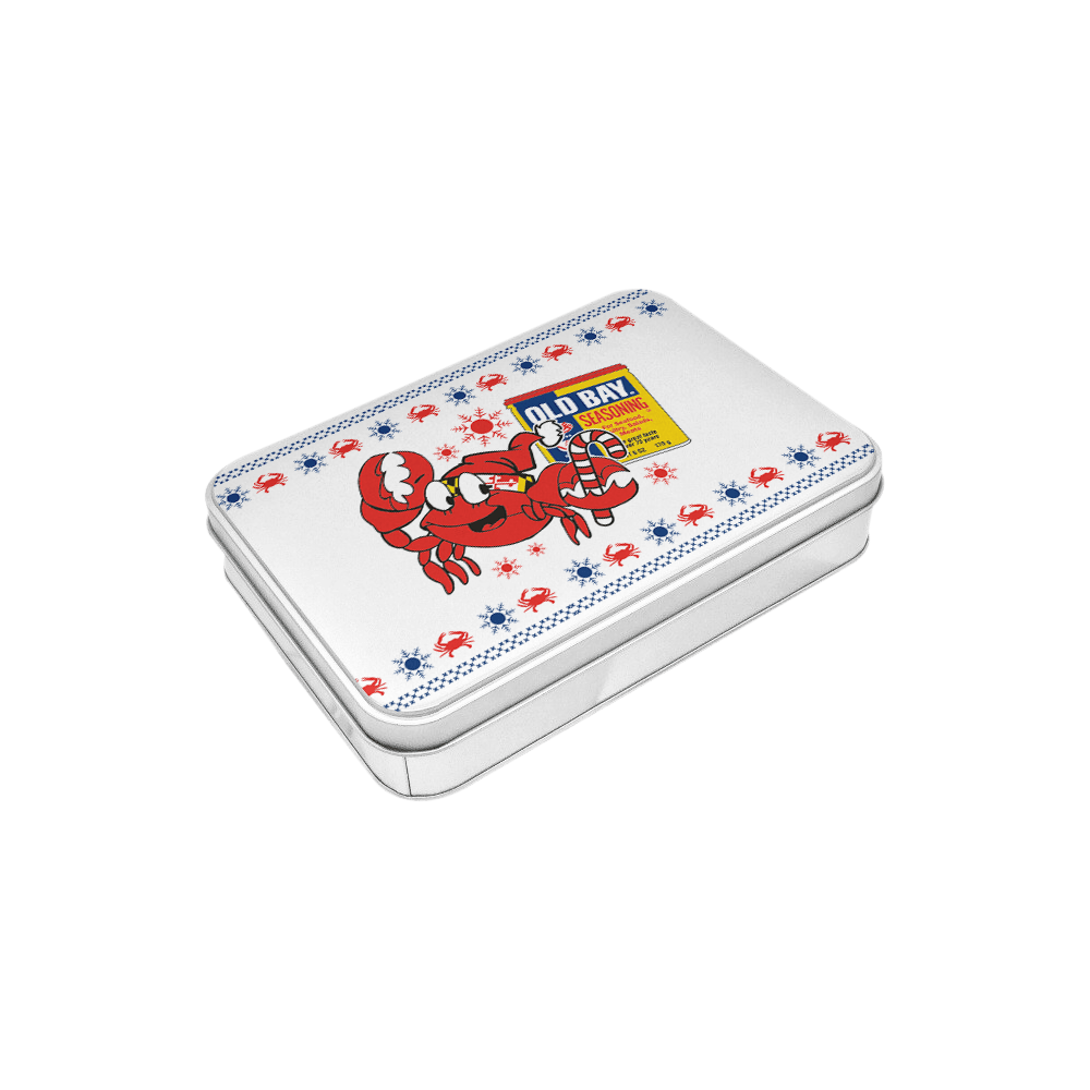Crabby Holiday (White) / Gift Card Tin - Route One Apparel