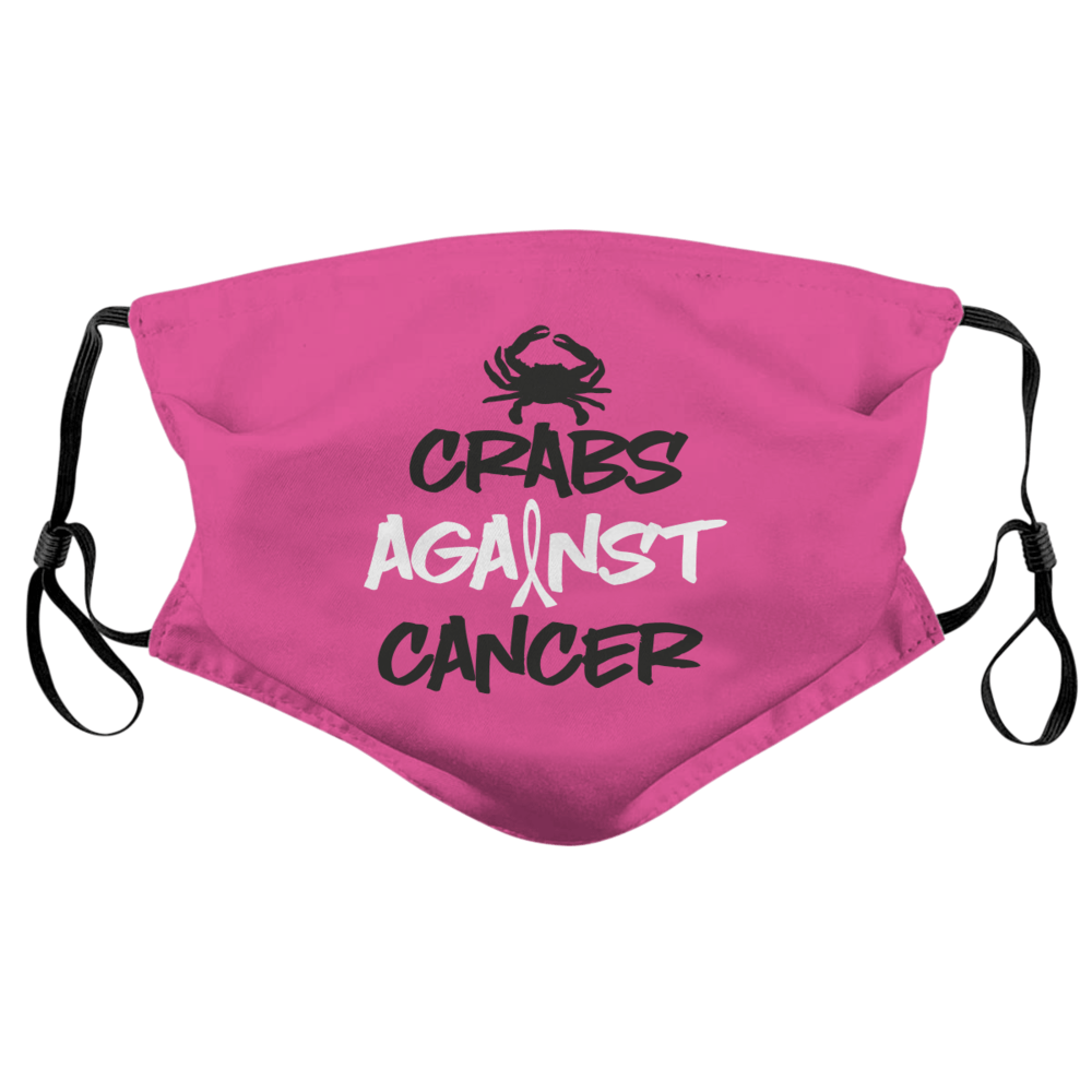 Crabs Against Cancer (Pink)/ Face Mask - Route One Apparel