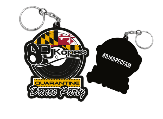 DJ Kopec Quarantine Dance Party / Key Chain - Route One Apparel