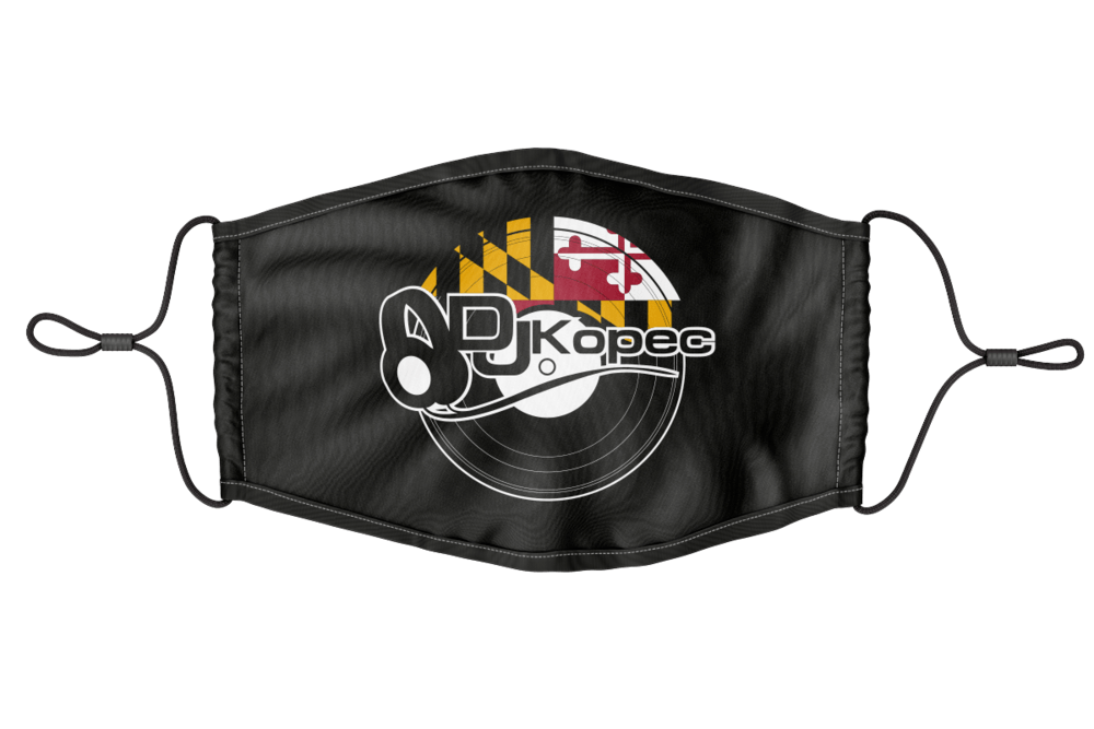 DJ Kopec (Black) / Youth Face Mask - Route One Apparel