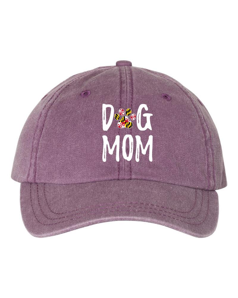 Dog Mom (Wild Plum) / Baseball Hat - Route One Apparel