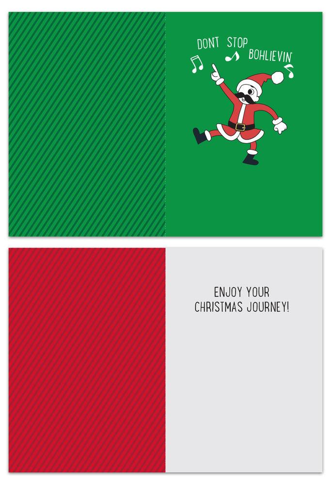 Don't Stop Bohlievin' Santa Boh / Card - Route One Apparel