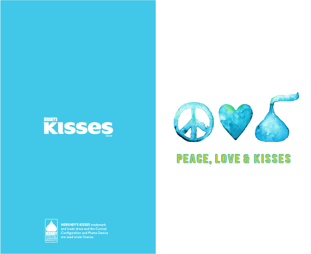 Peace, Love, and KISSES / Christmas Card - Route One Apparel