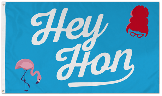 Hey Hon (Blue) / Flag - Route One Apparel
