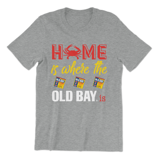 Home Is Where The Old Bay Is (Grey) / Shirt - Route One Apparel
