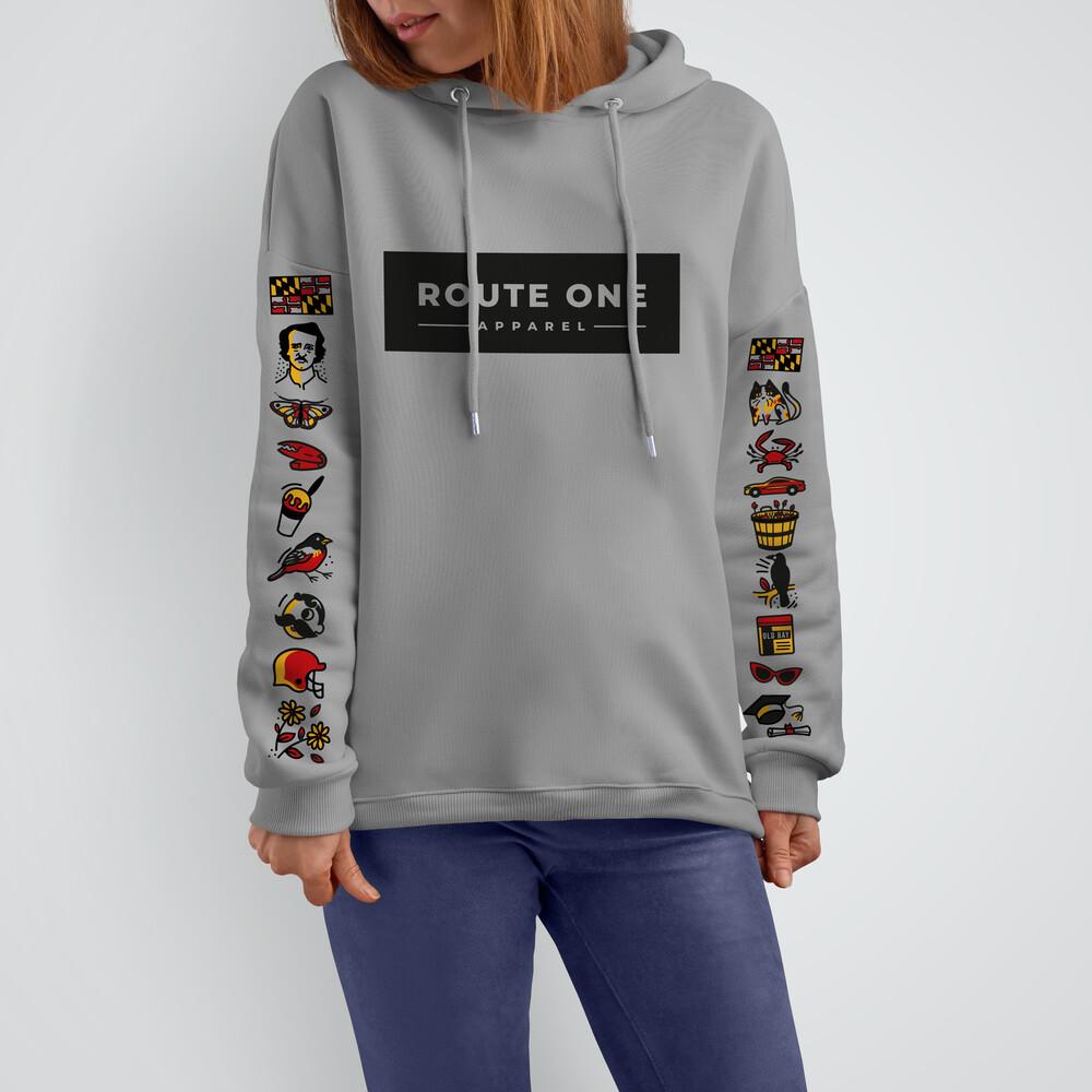 Maryland Statements - Route One Apparel (Storm) / Hoodie - Route One Apparel