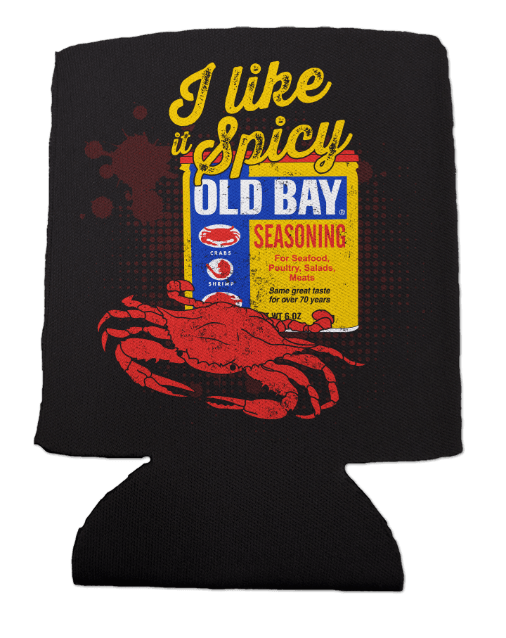I Like It Spicy (Black) / Can Cooler - Route One Apparel