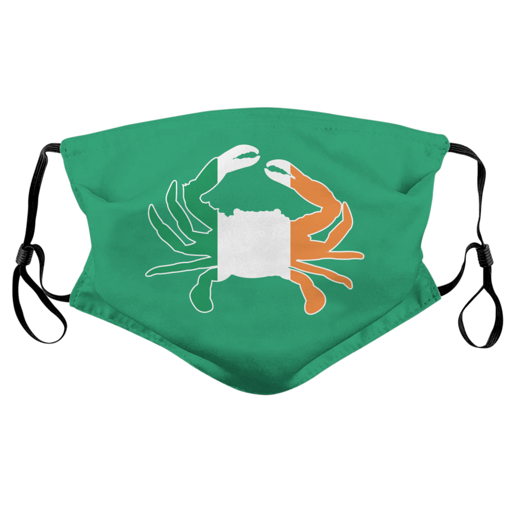Irish Crab (Green) / Face Mask - Route One Apparel