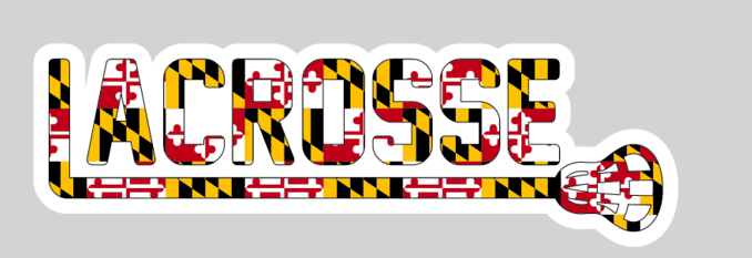 Maryland Lacrosse w/ Stick / Sticker - Route One Apparel