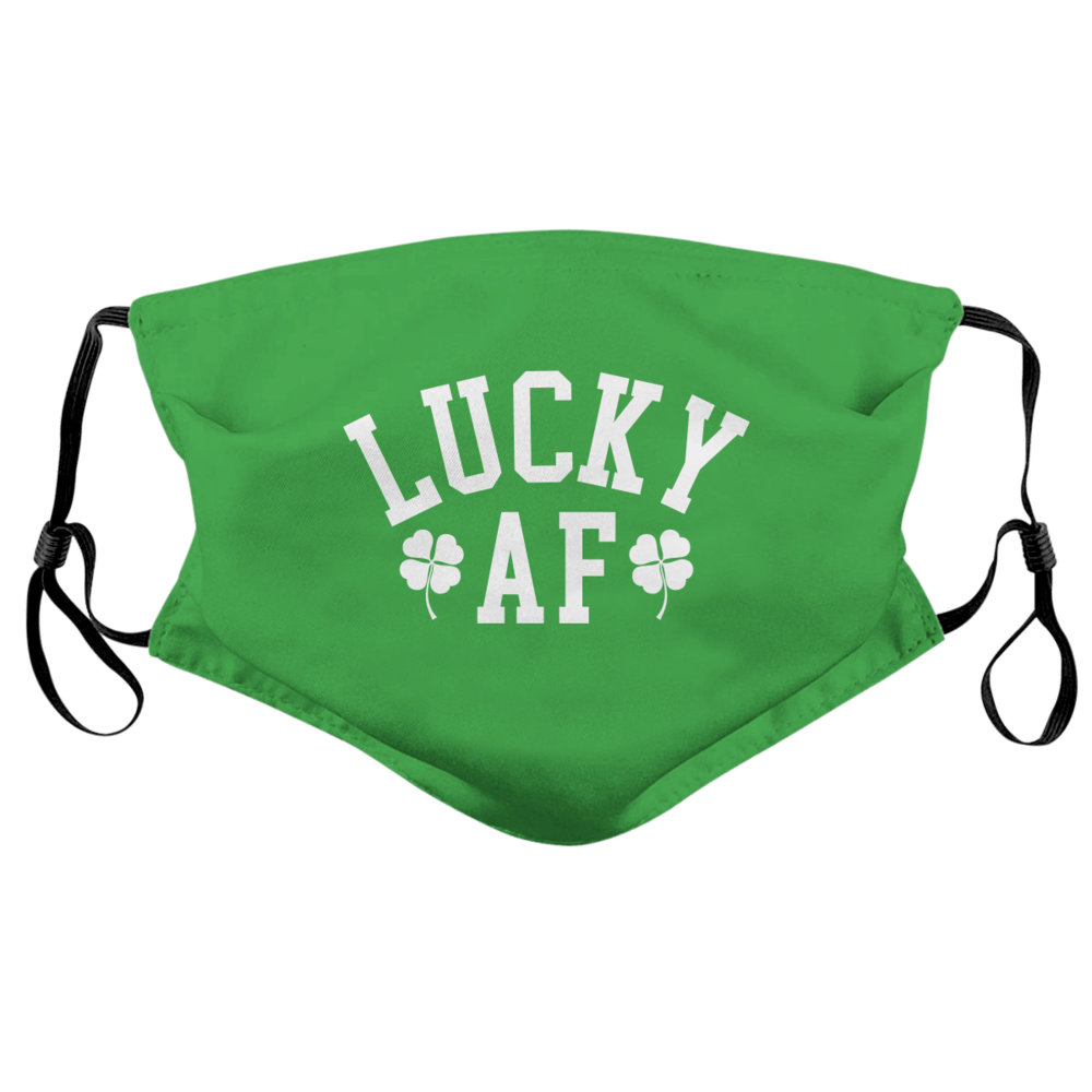*COMING SOON* Lucky AF (Green) / Face Mask - Route One Apparel