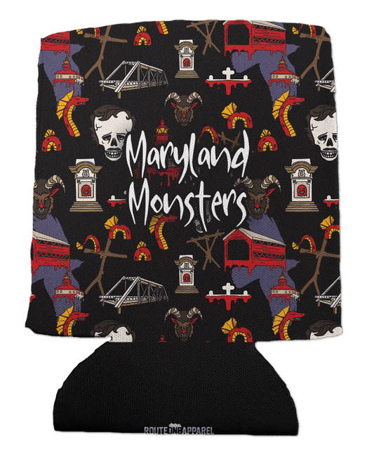 Maryland Monsters Halloween / Can Cooler - Route One Apparel