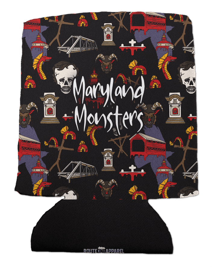 Maryland Monsters Halloween / Can Cooler - Route One Apparel