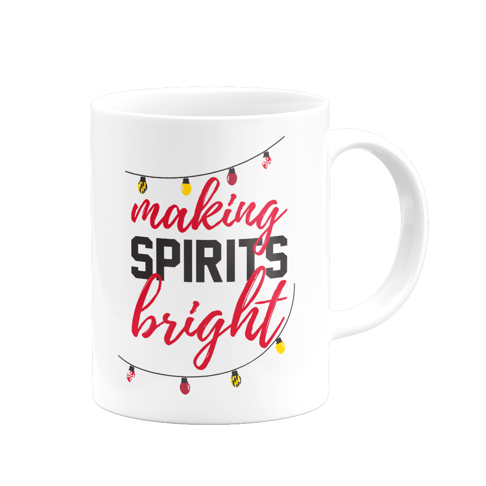 Making Spirits Bright (White) / Mug - Route One Apparel
