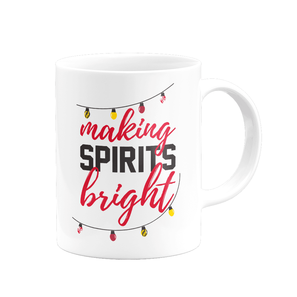 Making Spirits Bright (White) / Mug - Route One Apparel