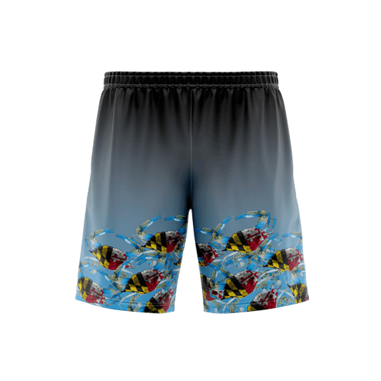 Bottom of the Bay - Maryland Crabs / Running Shorts (Men) - Route One Apparel