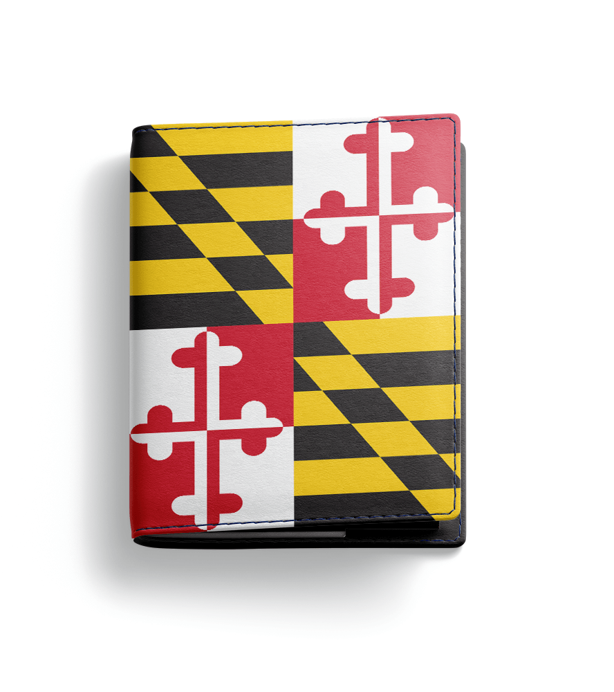 Maryland Flag / Passport Cover - Route One Apparel