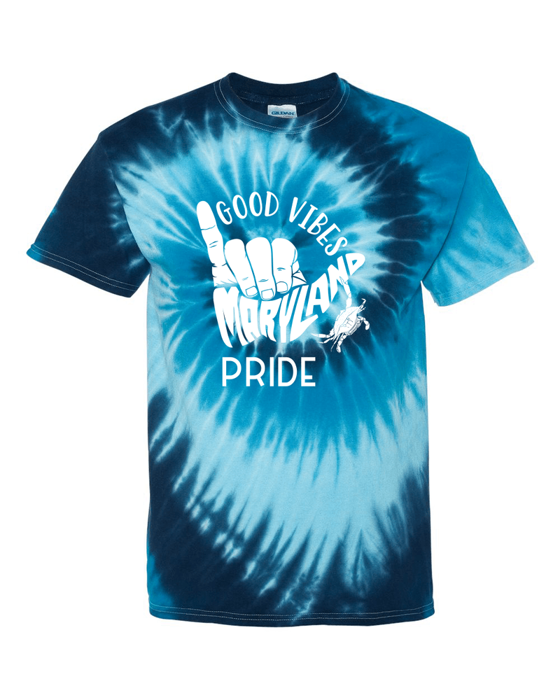 Good Vibes & Maryland Pride (Blue Tide Swirl) / Shirt - Route One Apparel