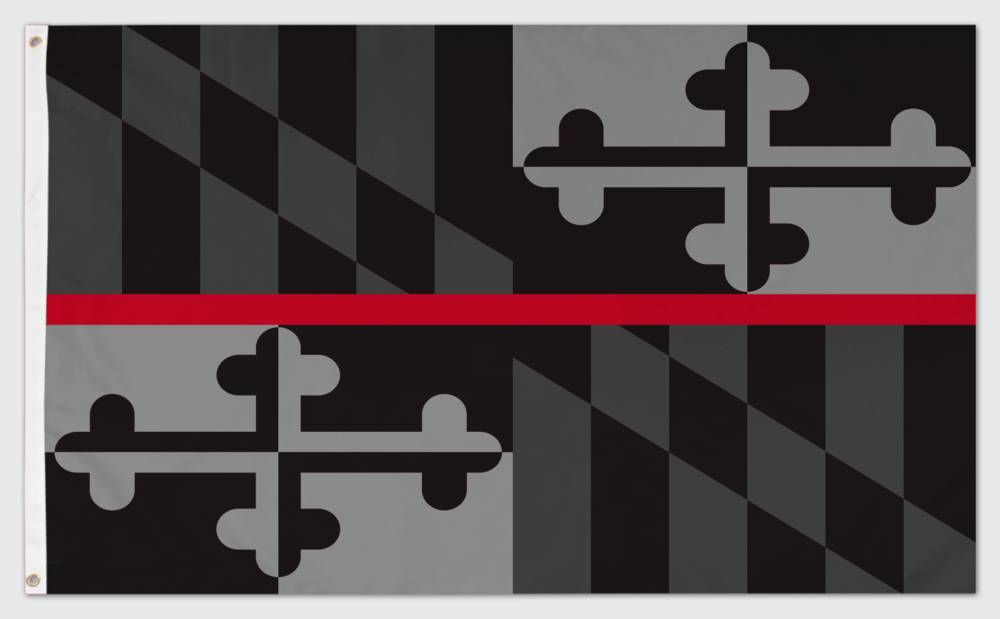 Maryland Flag Red Line / Flag - Route One Apparel