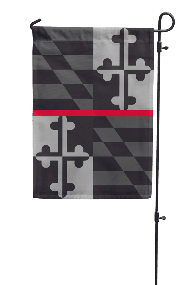 Maryland Flag Red Line / Garden Flag - Route One Apparel