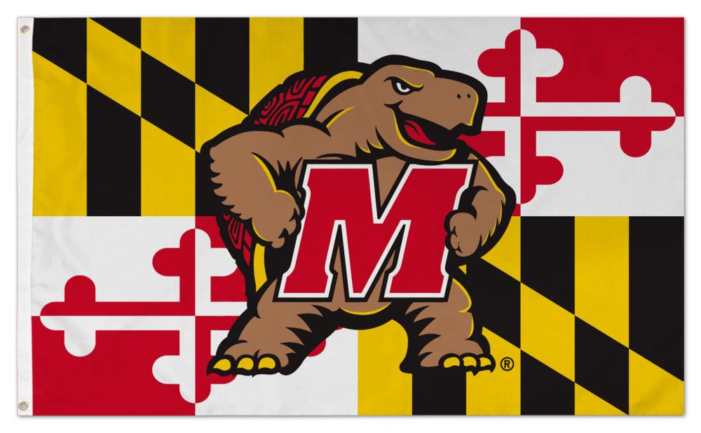 Horizontal Maryland Flag with Testudo / Flag - Route One Apparel