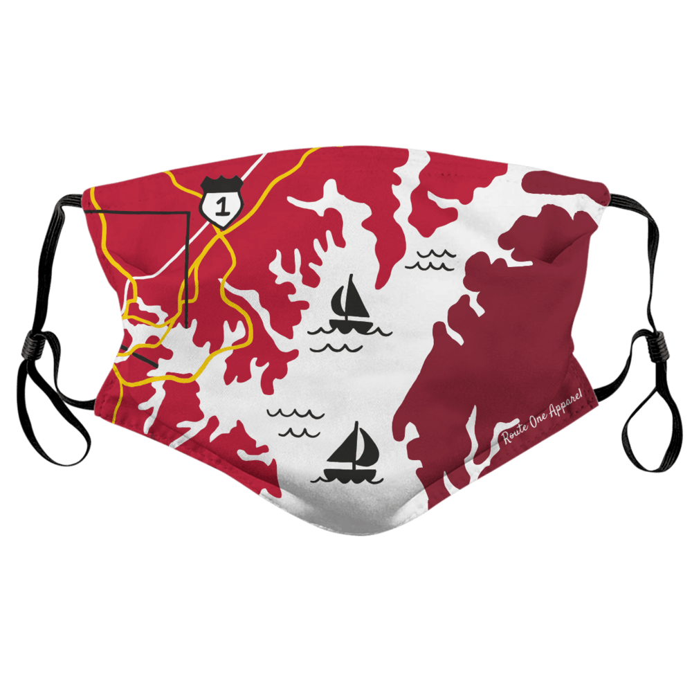 Route One Apparel's Maryland Mural / Face Masks (4-Pack) - Route One Apparel