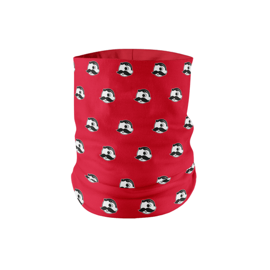 Natty Boh Logo Pattern (Red) / Neck Gaiter - Route One Apparel